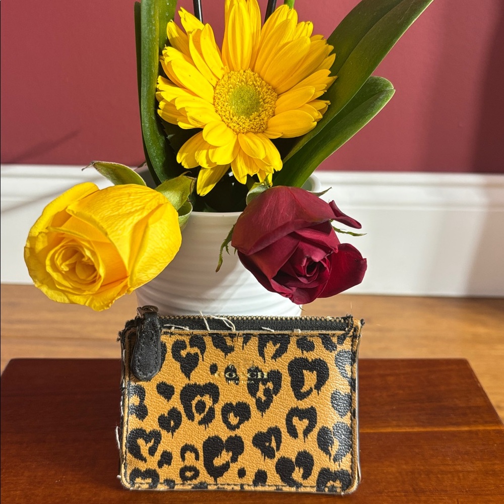Coach Leopard Print wallet